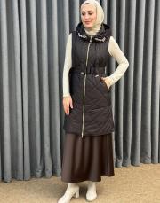 kahve sz 5457 sentez luna volanlı etek 3