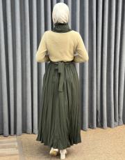 camel haki 4901 missemramiss lumore elbise 4