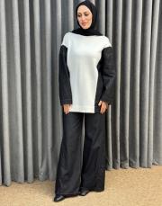 ekru gri 5015 missemramiss angora tunik 10