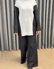 ekru gri 5015 missemramiss angora tunik 9
