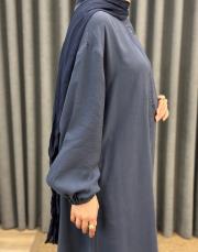 lacivert 252562 micca soft modal içerikli şal detaylı kap 5