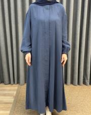 lacivert 252562 micca soft modal içerikli şal detaylı kap 8