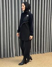 siyah 5007 missemramiss angora tunik 3