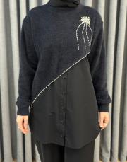 siyah 5007 missemramiss angora tunik 4