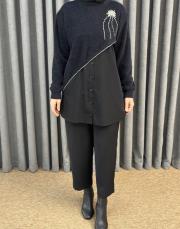 siyah 5007 missemramiss angora tunik 5