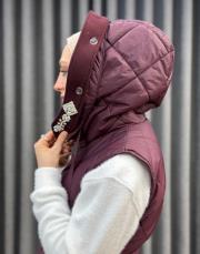 bordo 5044 missemraniss kapitone yelek 4