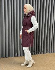 bordo 5044 missemraniss kapitone yelek 6