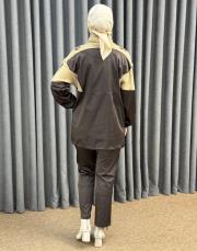 bej kahve 4991 missemramiss flowva takım 4