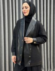 siyah 4883 missemramiss alvera ceket