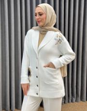 ekru 4882 missemramiss angora ceket