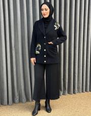 siyah 4882 missemramiss angora ceket 2