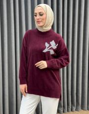 bordo 26k 7001 nuss angora tunik