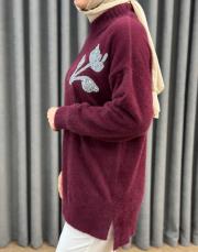 bordo 26k 7001 nuss angora tunik 6