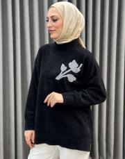siyah 26k 7001 nuss angora tunik