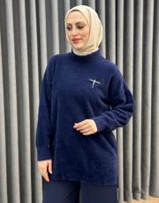 lacivert 26k 7000 nuss angora kazak