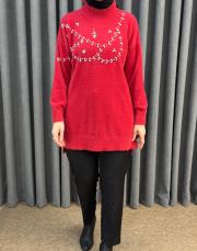 kırmızı 26k 7002 nuss angora tunik 5