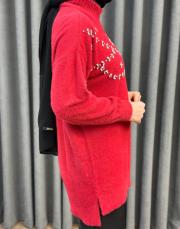 kırmızı 26k 7002 nuss angora tunik 6