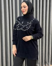 siyah 26k 7002 nuss angora tunik