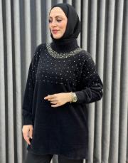 siyah 26k 7003 nuss angora kazak