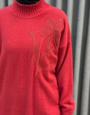 kırmızı 26k 7004 nuss angora kazak 5