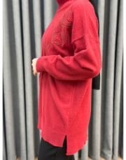 kırmızı 26k 7004 nuss angora kazak 6