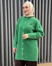 benetton 26k 7005 nuss angora hırka