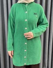 benetton 26k 7005 nuss angora hırka 4