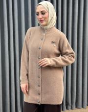 füme 26k 7005 nuss angora hırka