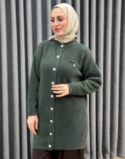 haki 26k 7005 nuss angora hırka