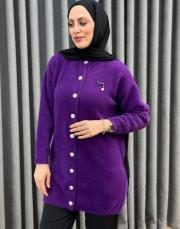 mor 26k 7005 nuss angora hırka