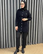 siyah 26k 7005 nuss angora hırka 2