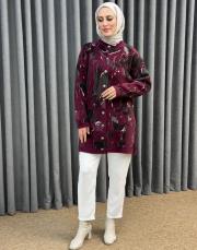 bordo 26k 7006 nuss angora hırka 2