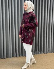 bordo 26k 7006 nuss angora hırka 3