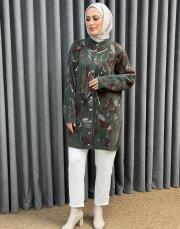 haki 26k 7006 nuss angora hırka 2