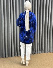 lacivert 26k 7006 nuss angora hırka 3