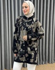 siyah 26k 7006 nuss angora hırka