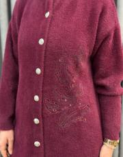 bordo 26k 7007 nuss angora hırka 6