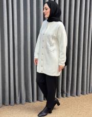 ekru 26k 7007 nuss angora hırka 3