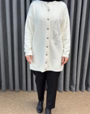 ekru 26k 7007 nuss angora hırka 4