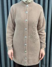 füme 26k 7007 nuss angora hırka 4