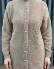 füme 26k 7007 nuss angora hırka 5