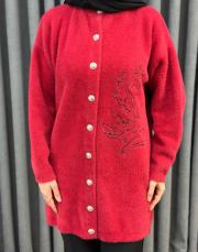 kırmızı 26k 7007 nuss angora hırka 5