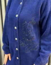 lacivert 26k 7007 nuss angora hırka 5