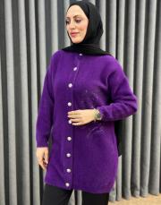 mor 26k 7007 nuss angora hırka