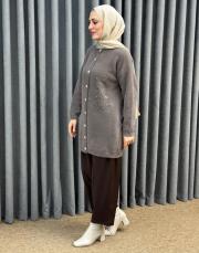 vizon 26k 7007 nuss angora hırka 2