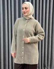 bej 26k 7007 nuss angora hırka