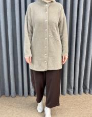 bej 26k 7007 nuss angora hırka 4