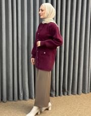 bordo 26k 7008 nuss angora hırka 3