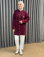 bordo 26 k 7010 nuss angora hırka 2