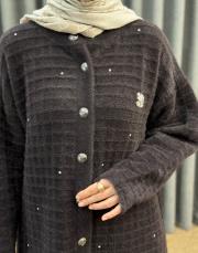 kahve 26 k 7010 nuss angora hırka 6